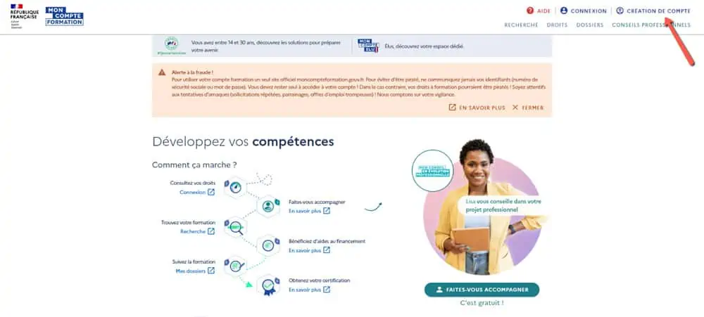 Accueil CPF Accueil CPF