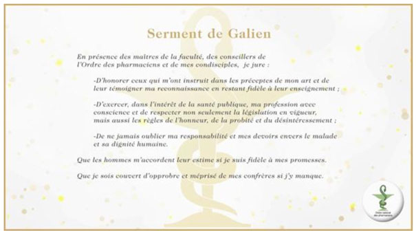 Serment de Galien inspiré du serment d’Hippocrate Serment de Galien inspiré du serment d’Hippocrate