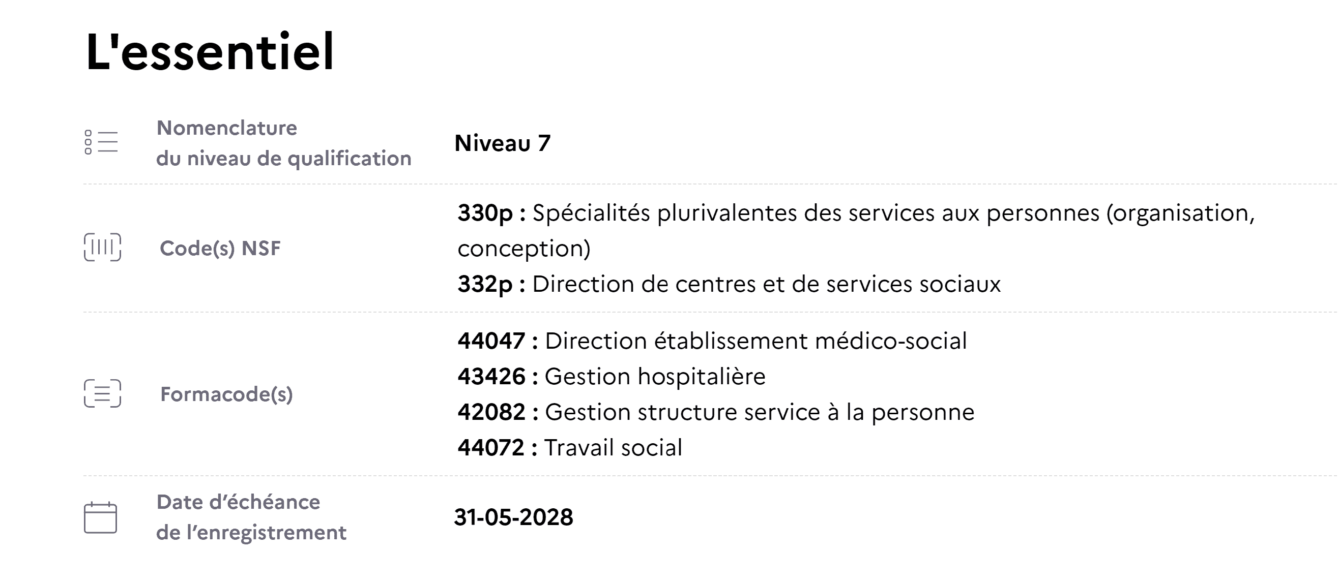 Directeur d'établissement sanitaire, social ou médico-social (MS) fiche Directeur d'établissement sanitaire, social ou médico-social (MS) fiche