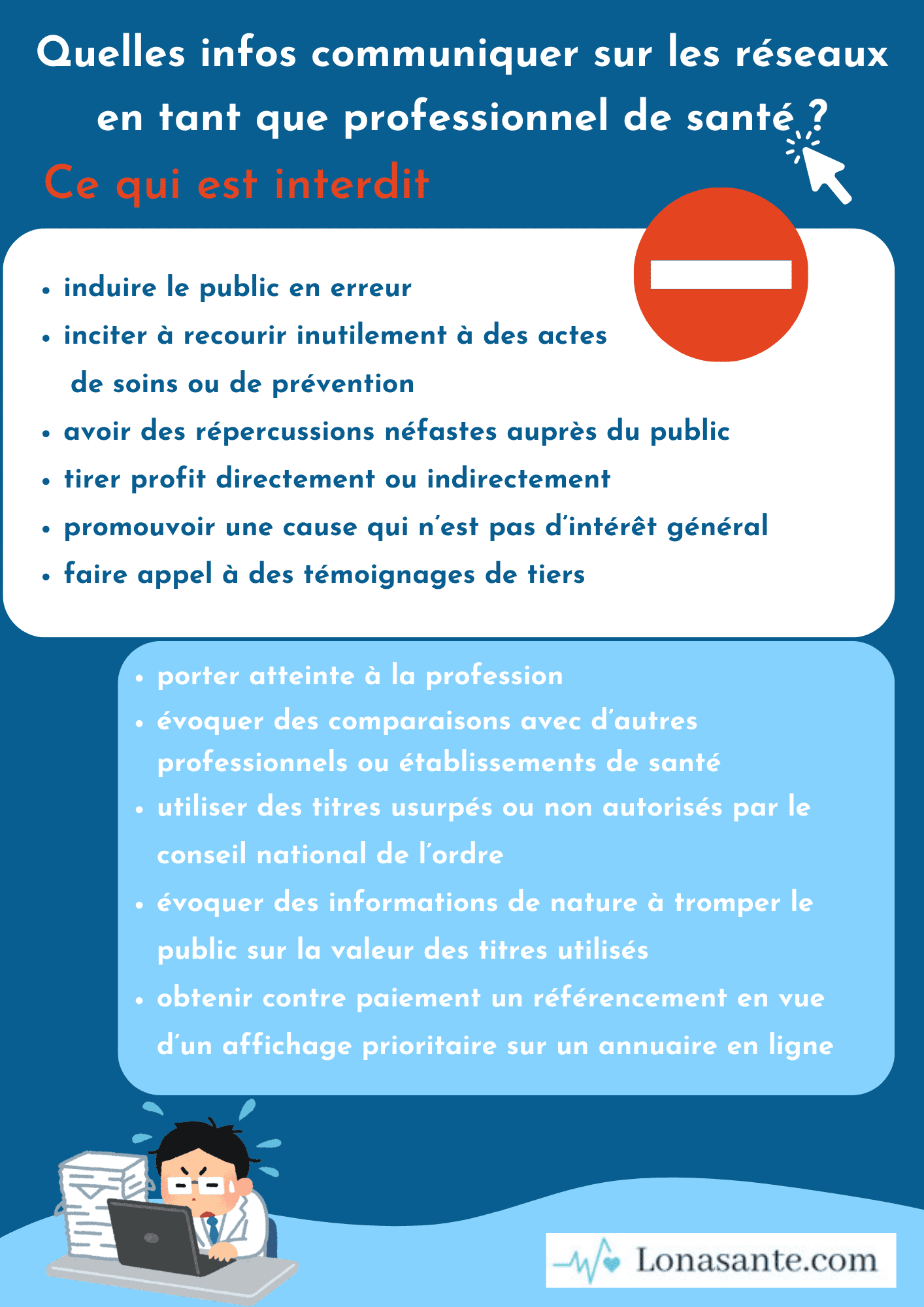 Communications interdites par médecins et soignants Communications interdites par médecins et soignants