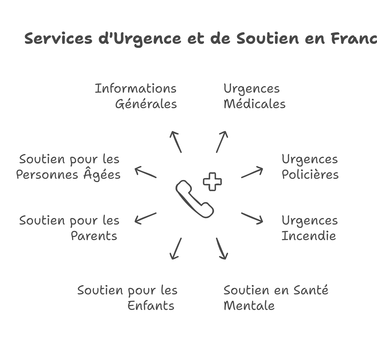 Lignes pour les urgences générales Lignes pour les urgences générales