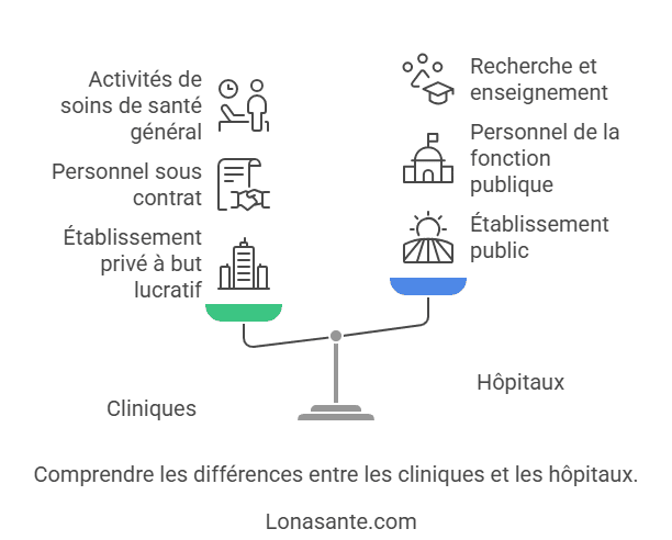 Quelle différence entre les cliniques et hopitaux Quelle différence entre les cliniques et hopitaux