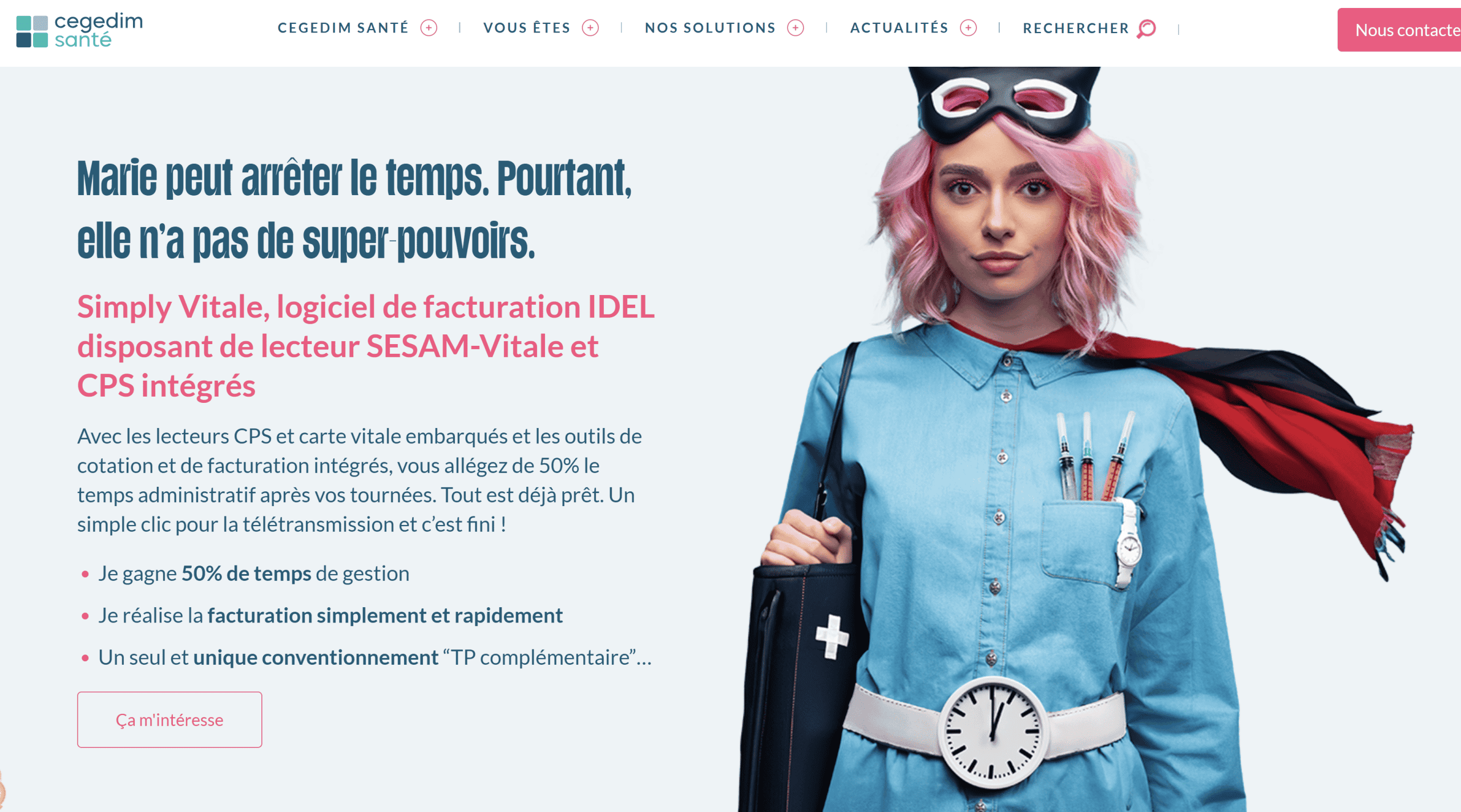 Simply Vitale (Cegedim Santé) fonctionnalité Simply Vitale (Cegedim Santé) fonctionnalité