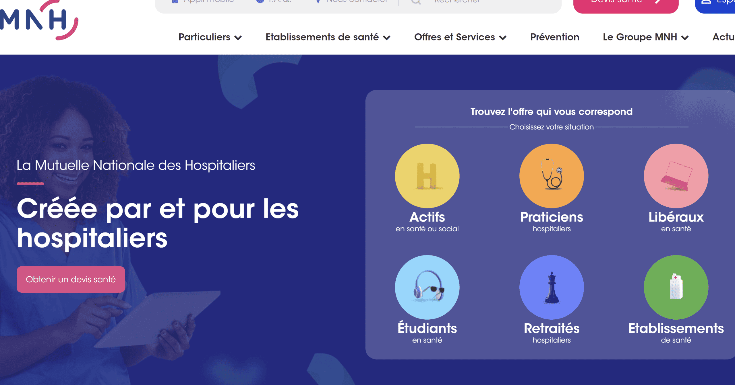 Présentation de la MNH, RCP pour les professionnels de santé hospitaliers